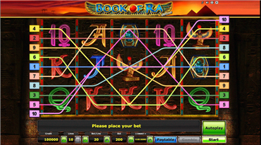 Book of Ra Deluxe Spielansicht 2